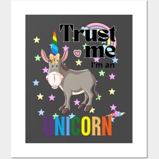 Trust me, I'm a Unicorn Posters and Art